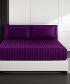 Basic Fitted Sheet -Lily Textile Set of One