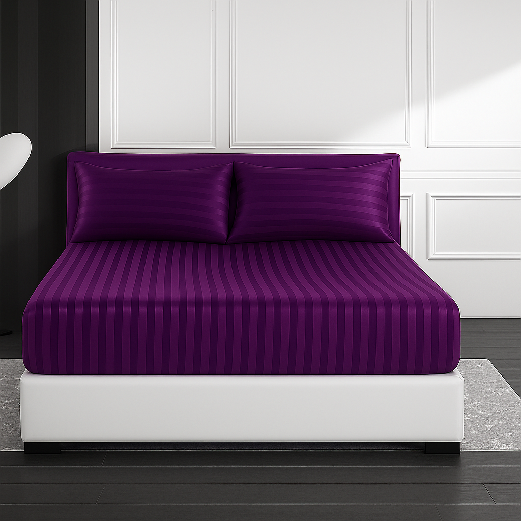 Basic Fitted Sheet -Lily Textile Set of One