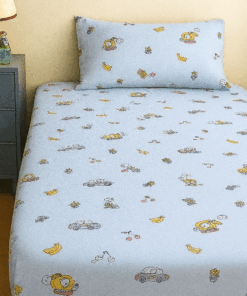 Patterned Fitted Sheet  -Toys