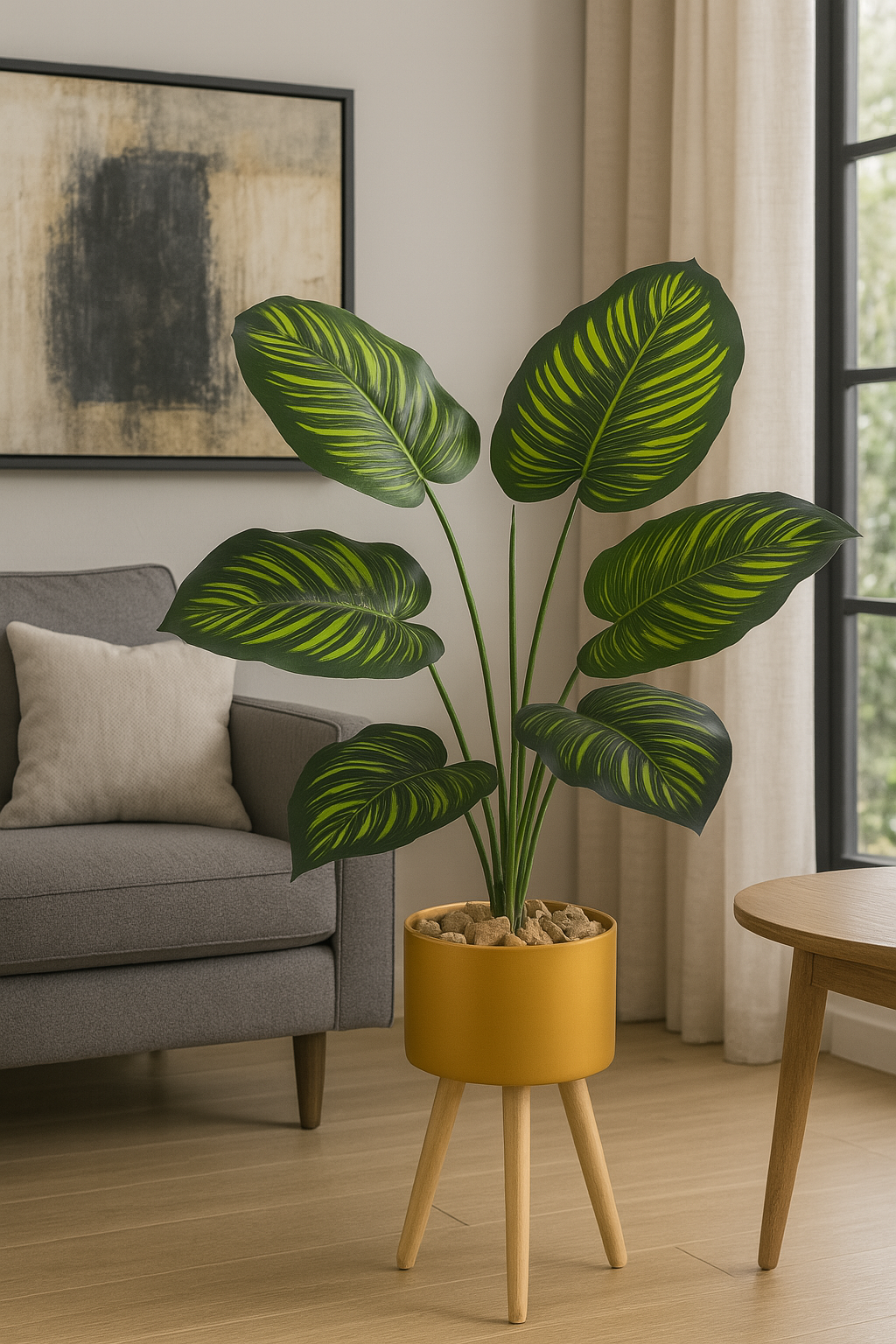Luxurious Artificial plant - Calathea orbifolia