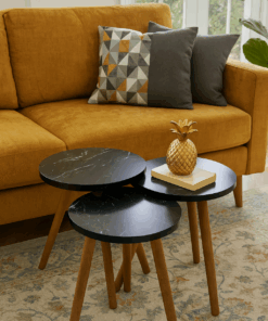 Luxurious Table Set – Blacky Wood