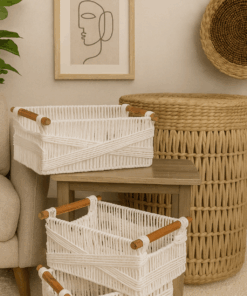 Luxurious Woven Basket – La Jolie Muse