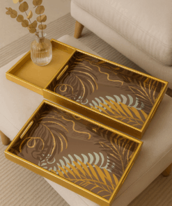 Trays Set of 2 – Shades Of Brown