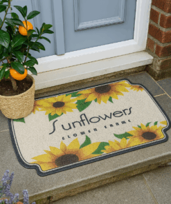 Stylish Outdoor Mat – Sun Flower