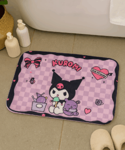 Kids Bath Mat – Kuromi Purple