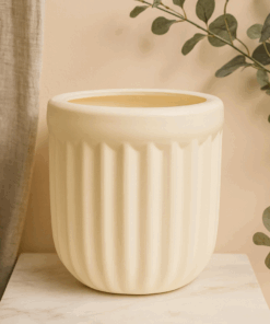 Luxurious Artificial Vase – Big Ivory