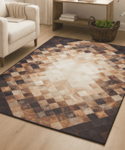 Stylish Rug 180 x 120 cm - Cowhide Square