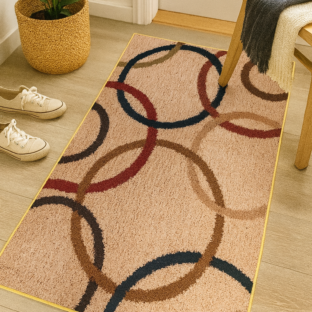 Stylish Rug 150 x 80 cm - Circles