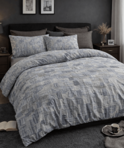 Deluxe Duvet Cover Set – Mini Stripe