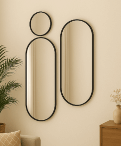 Luxurious Mirror - Oval 3 Pcs