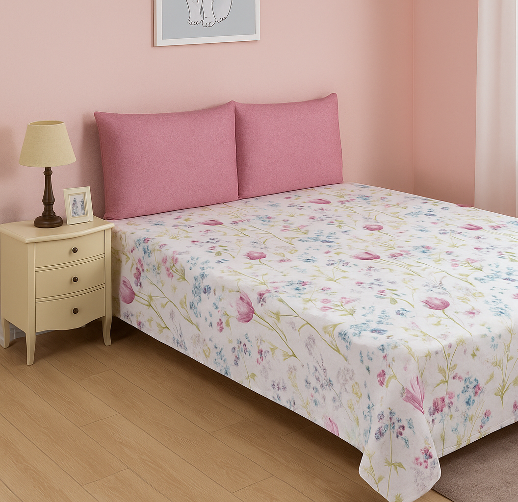 Patterned Fitted Sheet - Velvy Rose