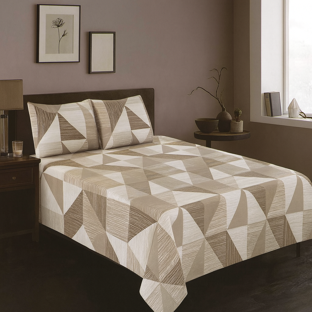 Patterned Fitted Sheet - Geo Sheet