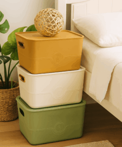 Alternative view of Artificial Boxes – Stackable Storage Boxes
