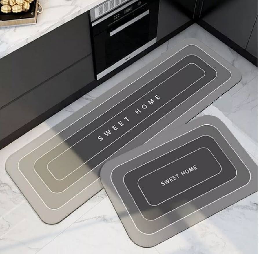 Stylish Kitchen Mat Set of 2 - Sweet Home