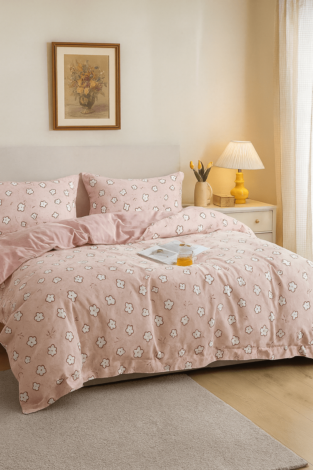 Deluxe Duvet Cover Set – Mini Flower