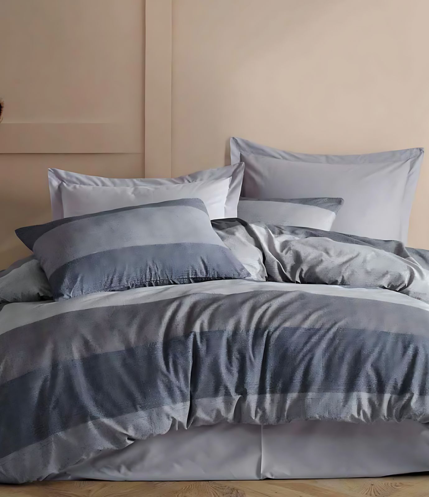 Deluxe Cotton Duvet Cover Set – Neutral Tones