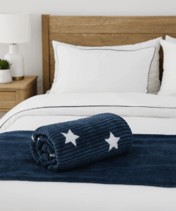 Plain Winter blanket - Blanket Stars