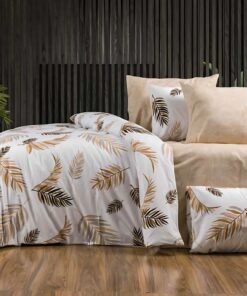 Deluxe Cotton Duvet Cover Set – Browny Blossom