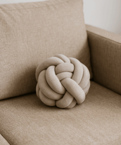 Premium Cushion -  Knot Ball Pillow