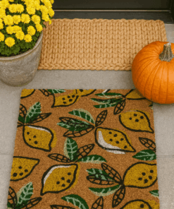 Stylish Outdoor Mat –  Lemon