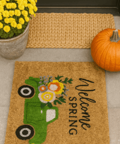 Stylish Outdoor Mat – Welcome Spring