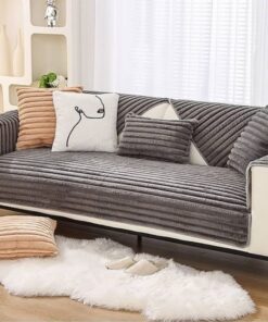 Fur Sofa Cover – Stripe Fur
