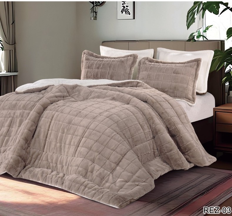 Premium Comforter Set – Taupe