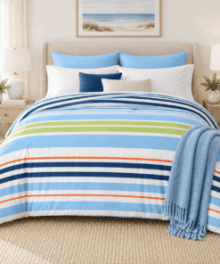 Deluxe Duvet Cover Set –  Horizon Stripe