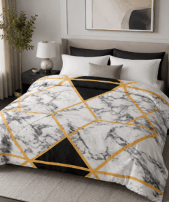 Deluxe Duvet Cover Set – Marble