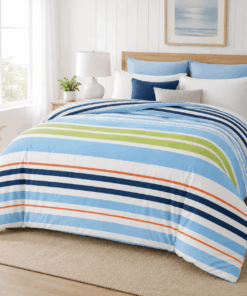 Deluxe Duvet Cover Set –  Horizon Stripe