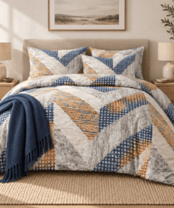 Deluxe Plain Duvet Cover Set – Multi-Color
