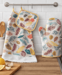 Kitchen  Towel Set of 3 - Feathers
