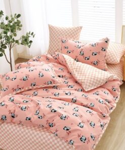 Premium Baby Duvet Cover Set – Pink & Panda