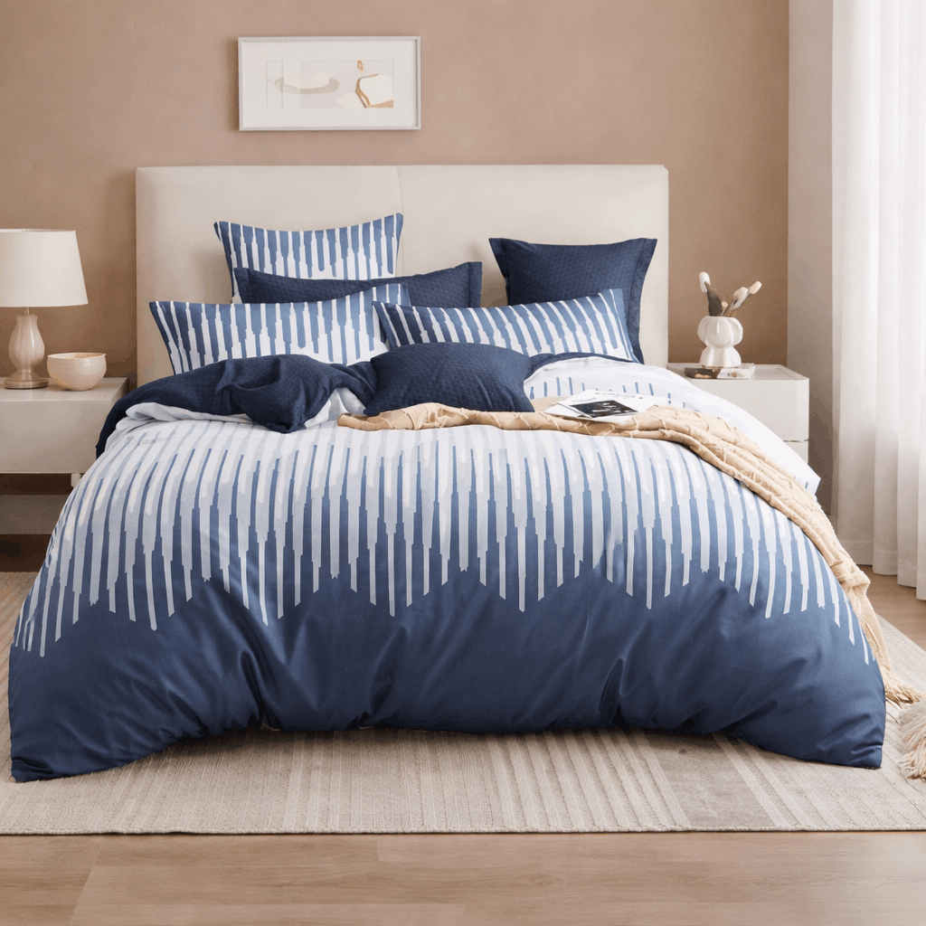 Deluxe Duvet Cover Set – Zic Stripe