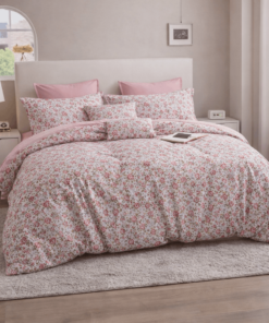 Deluxe Duvet Cover Set –  Libby Pink