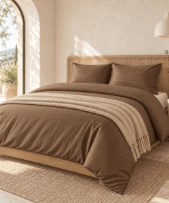 Deluxe Plain Duvet Cover Set – Alma