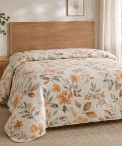 Pique Summer Blanket - Vibrant Orange
