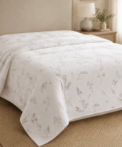 Pique Summer Blanket - Botanical Whisper