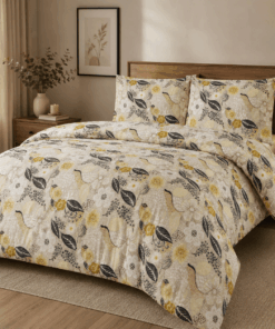 Deluxe Cotton Duvet Cover Set  – Golden Meadow