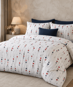 Deluxe Cotton Duvet Cover Set  – Romantic Threads