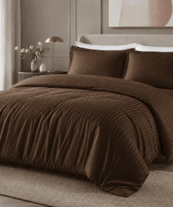 Deluxe Plain Duvet Cover Set – Solid Pattern