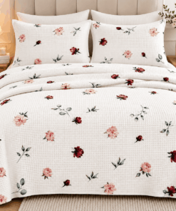 Pique Summer Blanket - Blush Rose