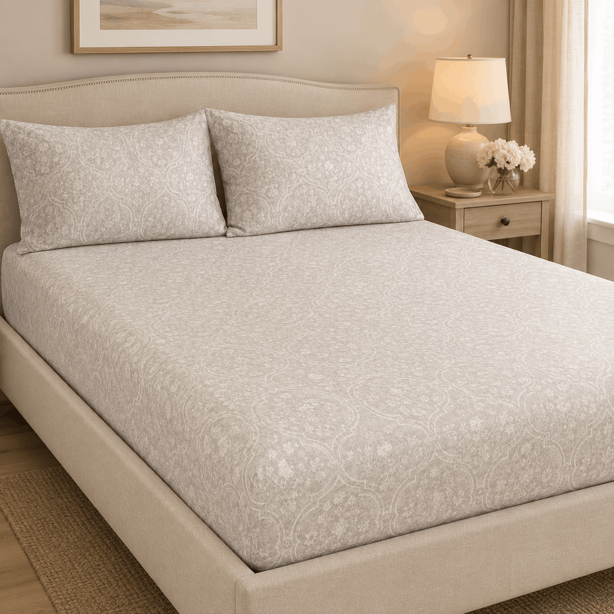 Patterned Fitted Sheet - Maspar