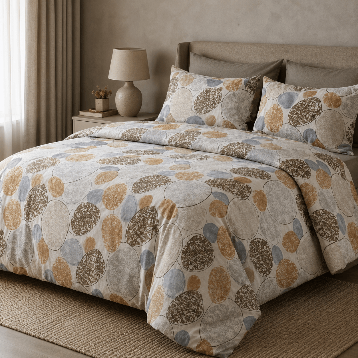 Deluxe Cotton Duvet Cover Set – Sandy Stones