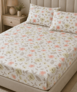 Patterned Fitted Sheet  - Blossom Garden