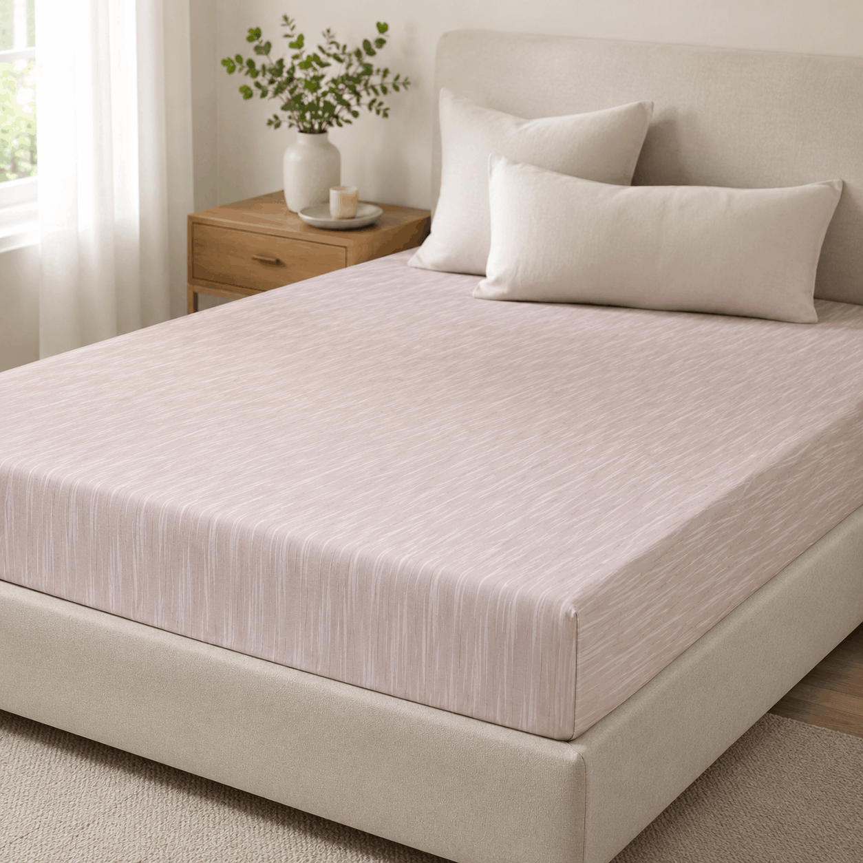 Patterned Fitted Sheet - Shade