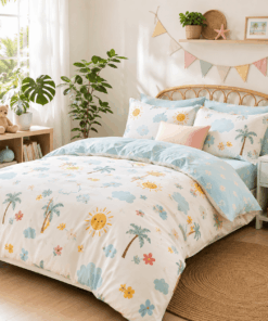 Kids Duvet Cover Set - Pure Cotton