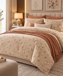 Deluxe Cotton Duvet Cover Set – Autumn Whisper