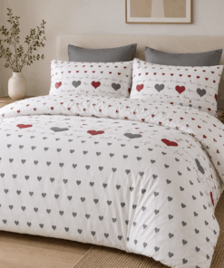 Deluxe Cotton Duvet Cover Set – Love Notes