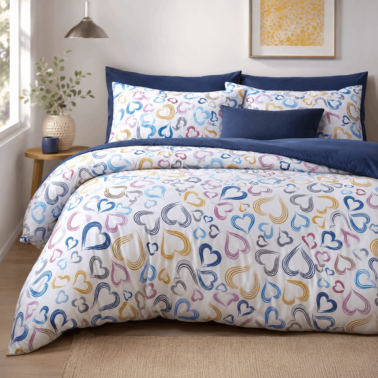 Deluxe Cotton Duvet Cover Set – Heartty